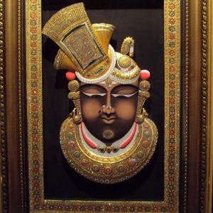 Shrinathji Tanjore Painting Wall Art With Frame