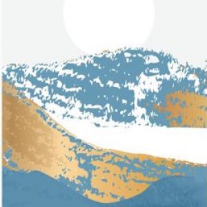 Abstract Moon Canvas Art Painting Posters And Prints (Without Frame)