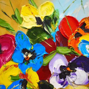 Colorful Flowers Canvas Prints Painting Posters And Prints On Canvas Without Frame
