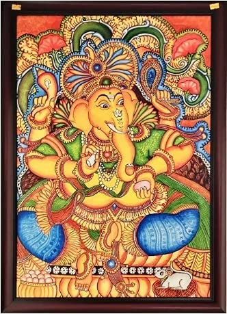 Ganesha Mural Traditional Tanjore