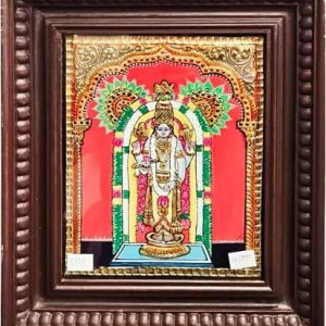 Guruvayoorappan Tanjore Painting With Frame