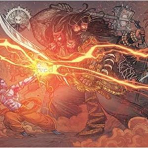 Ram vs Ravan painting Handpainted Art Painting Without frame