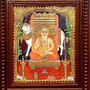Raghvendra Tanjore Painting Wall Art With Frame