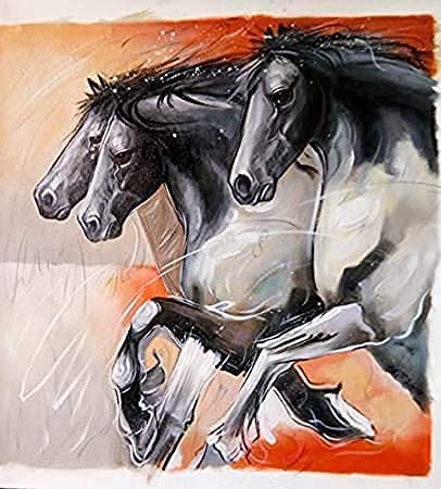 Three Running Horses
