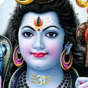 Lord Shiva Canvas Painting Hand-painted On Canvas Unframed