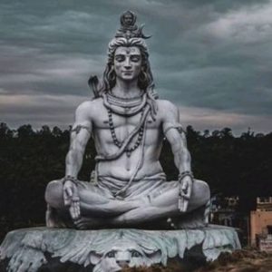 Lord Shiva Oil Painting Handpainted on Canvas Without Frame