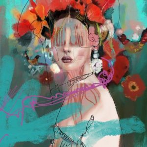 Modern Hand Painted Painting On Canvas (Without Frame)