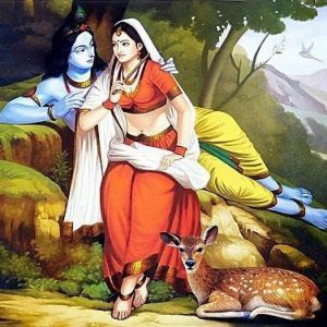 Soulful Radha Krishna Canvas Art | Hand-Painted Masterpiece
