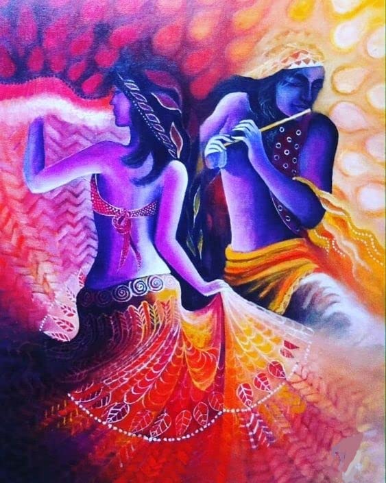 Radha Krishna Love Forever AL