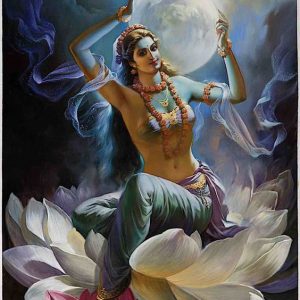 Regal Queen Hand-Painted Canvas Painting On Canvas Unframed