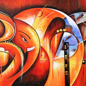Divine Lord Ganesha Canvas print Wall Art Painting