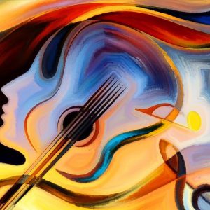 Musical Mind Wall Art Painting Posters And Prints On Canvas (Without Frame)
