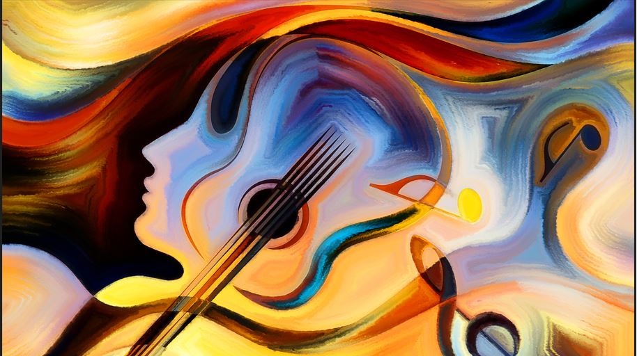 Music in My Mind Wall Art Painting 1