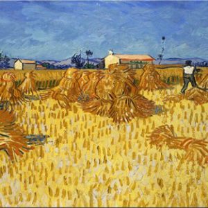 Vincent Van Gogh Famous Painting Iris Flower Sky Wall Art Posters And Print On canvas H (Without Frame)