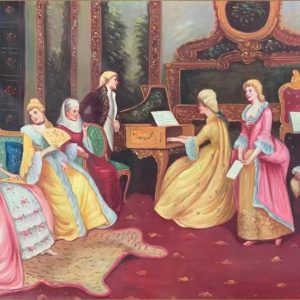 Classical European Painting Hand Painted Paintings on Canvas Wall Art Painting (Without Frame)