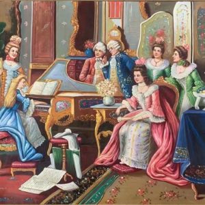 Classical European Painting B Hand Painted Paintings on Canvas Wall Art Painting (Without Frame)