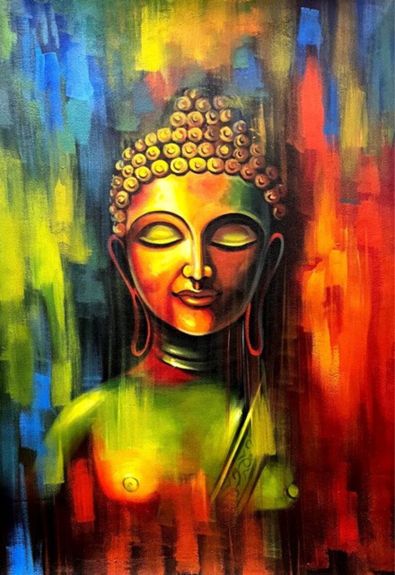 New Buddha N Handpainted 1