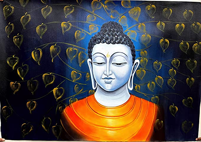 New Buddha A Handpainted 1
