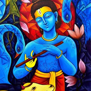 New Buddha K Handpainted paintings on Canvas Wall Art Painting (Without Frame)