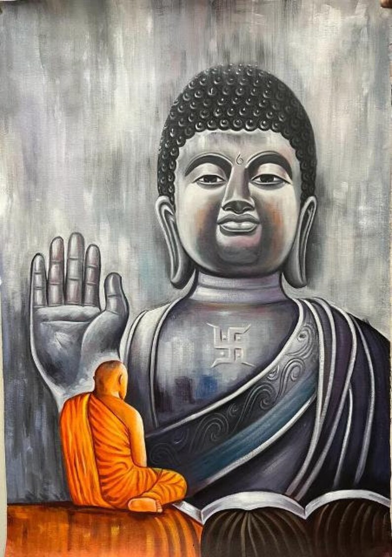 New Buddha M Handpainted 1