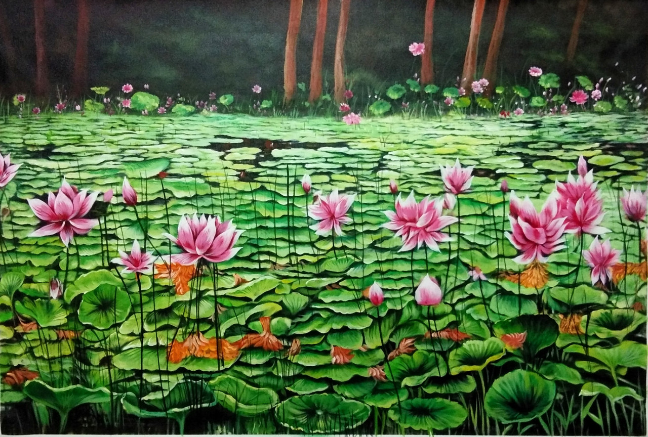 New Lotus Painting
