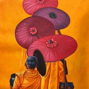New Monks D Handpainted paintings on Canvas Wall Art Painting (Without Frame)