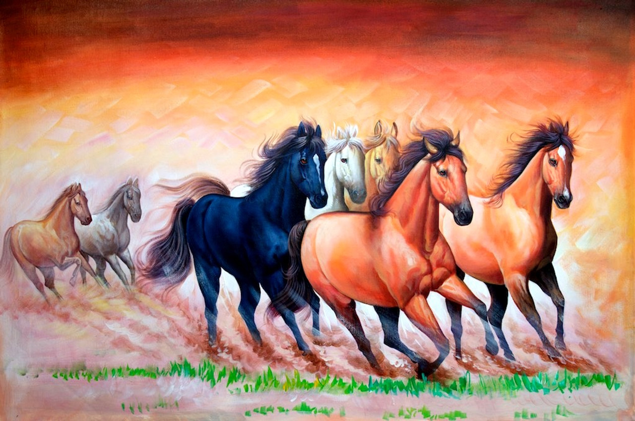 New Seven Running Horses B