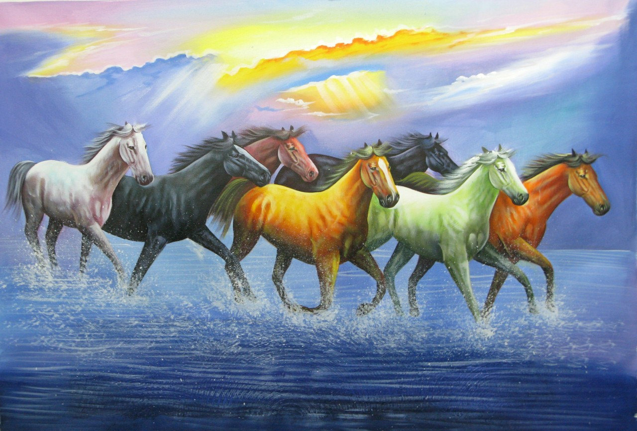 New Seven Running Horses