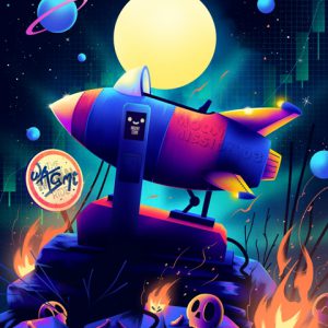 New Meme Moon Mission Wall Art Painting On Canvas Print Poster Without Frame