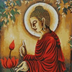 New Buddha U Handpainted paintings on Canvas Wall Art Painting (Without Frame)