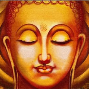 Hand-Painted Buddha Wall Art paintings on Canvas Unframed