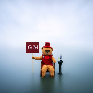 Teddy Sit on Chair” Canvas Print Wall Art Painting Without Frame