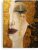 Hand-Painted Luxury Art Woman in Golden Tear Oil Painting Reproduction Gustav Klimt Oil Painting (Without Frame)