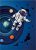 Anime Space Atronaut Cartoon Cloth Painting Astronaut Shuttle Poster Printing On Canvas 9 No Frame