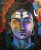 Lord Shiva Deep Meditation Hand-painted Painting on Canvas