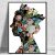 Abstract Flower Queen of England Poster Print Art Wall Elizabeth Canvas painting (Without Frame)