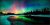 Aurora Scenery Painting Landscape Oil Painting Printed on Canvas Without Frame