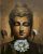 Buddha In Meditation And Lotus Painting Poster And Prints On Canvas H (Without Frame)