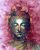 Buddha In Meditation And Lotus Painting Poster And Prints On Canvas R (Without Frame)