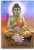 Buddha in Meditation Oil Painting Handpainted on Canvas B (Without Frame)