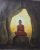 Buddha in Meditation B Handpainted paintings on Canvas Wall Art Painting (Without Frame)