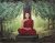 Buddha in Meditation C Handpainted paintings on Canvas Wall Art Painting (Without Frame)