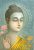 Buddha in Meditation Oil Painting Handpainted on Canvas G (Without Frame)