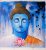 Buddha in Meditation Handpainted paintings on Canvas Wall Art Painting (Without Frame)