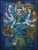 Goddess Durga Canvas Art Hand Painted Painting Masterpiece