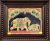Traditional Tanjore Elephant Painting With Frame