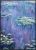 Famous Monet Hand-Painted Painting Abstract Flower Water Lily Painting On Canvas C (Without Frame)