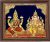 Ganesha Lakshmi Tanjore Painting With Frame