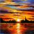 Graffiti Art Sailboat Aesthetic Landscape Canvas Painting poster And Print On Canvas H (Without Frame)