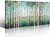 White Birch Forest Canvas Painting Nature Plant Picture Wildlife Trees Painting (Without Frame)